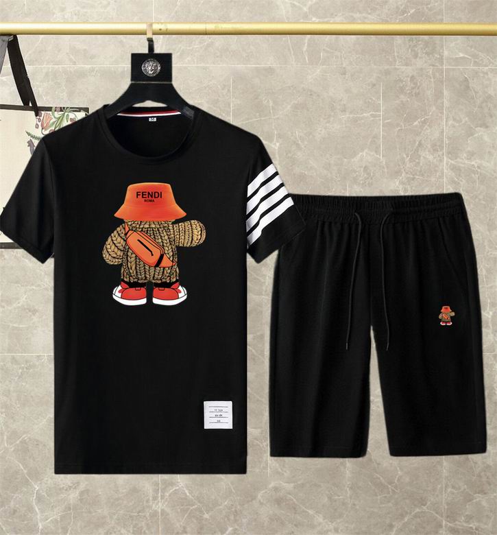 Wholesale Cheap F.endi Short Sleeve Replica Tracksuits for Sale