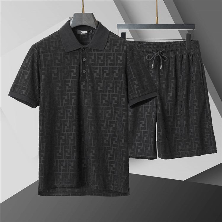 Wholesale Cheap F.endi Short sleeve Tracksuit for Sale