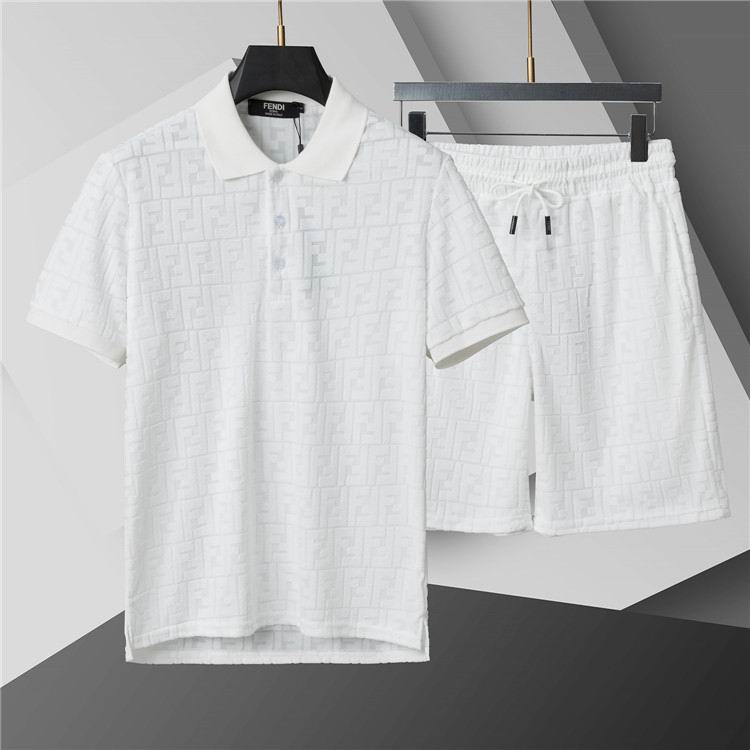 Wholesale Cheap F.endi Short sleeve Tracksuit for Sale