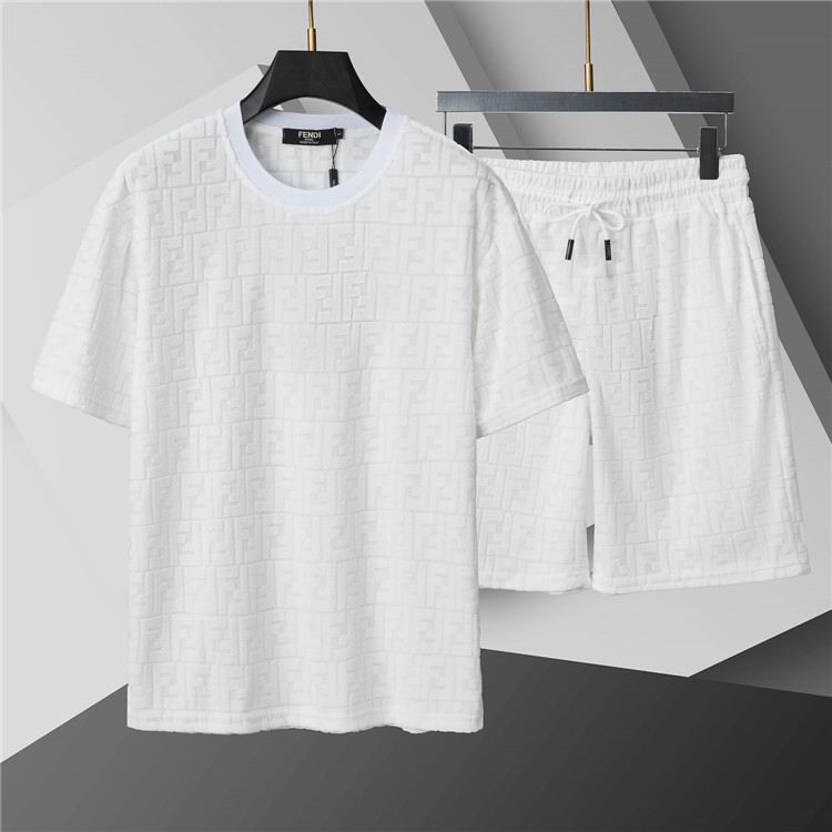 Wholesale Cheap F.endi Short sleeve Tracksuit for Sale