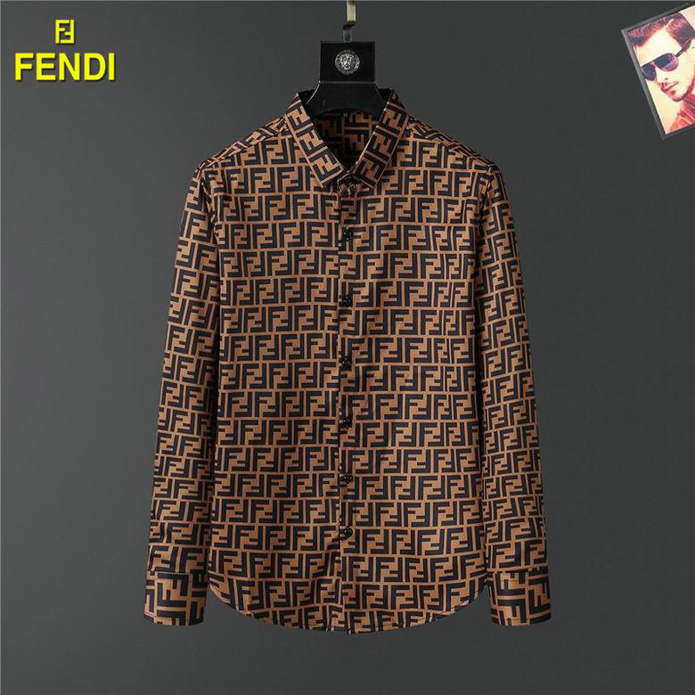 Wholesale Cheap F endi Long Sleeve Shirts for Sale