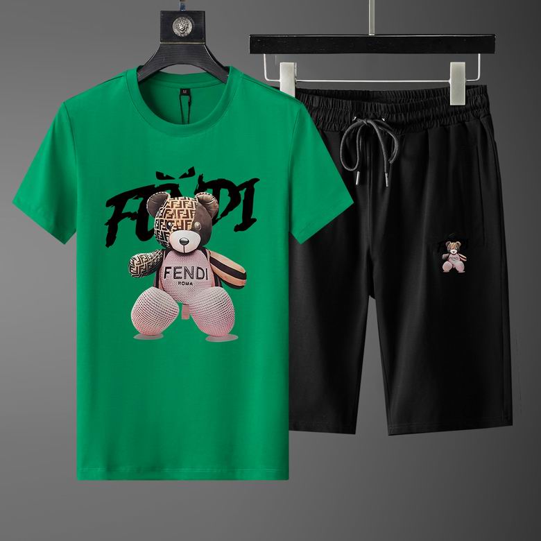Wholesale Cheap F.endi Short Sleeve Replica Tracksuits for Sale