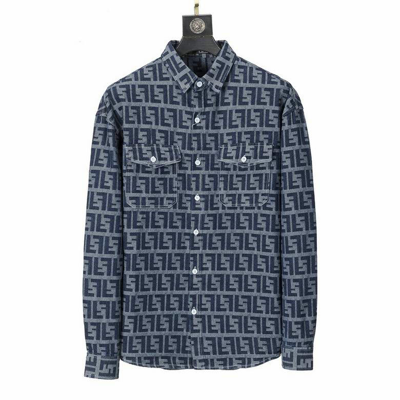 Wholesale Cheap Fendi Long Sleeve Shirts for Sale