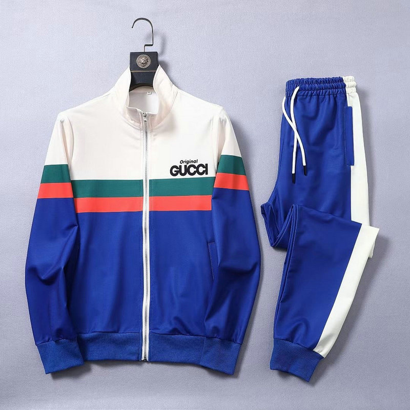 Wholesale Cheap G ucci men Short Sleeve Tracksuits for Sale