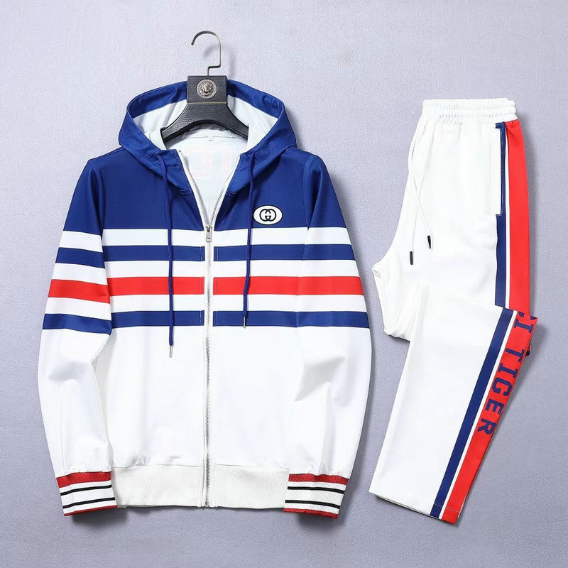 Wholesale Cheap G ucci men Short Sleeve Tracksuits for Sale