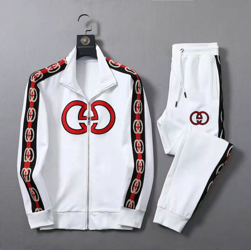 Wholesale Cheap G ucci men Short Sleeve Tracksuits for Sale