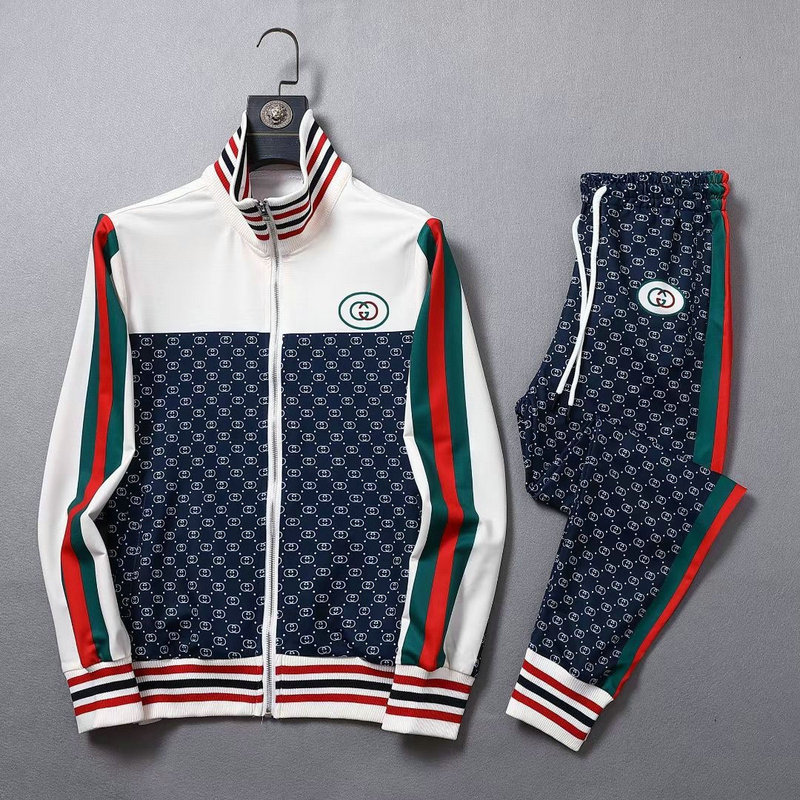 Wholesale Cheap G ucci men Short Sleeve Tracksuits for Sale