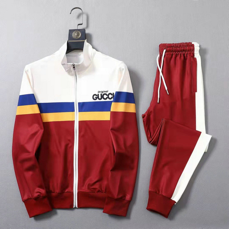 Wholesale Cheap G ucci men Short Sleeve Tracksuits for Sale