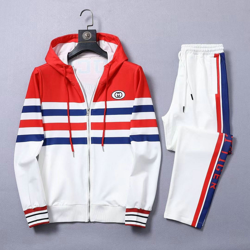 Wholesale Cheap G ucci men Short Sleeve Tracksuits for Sale