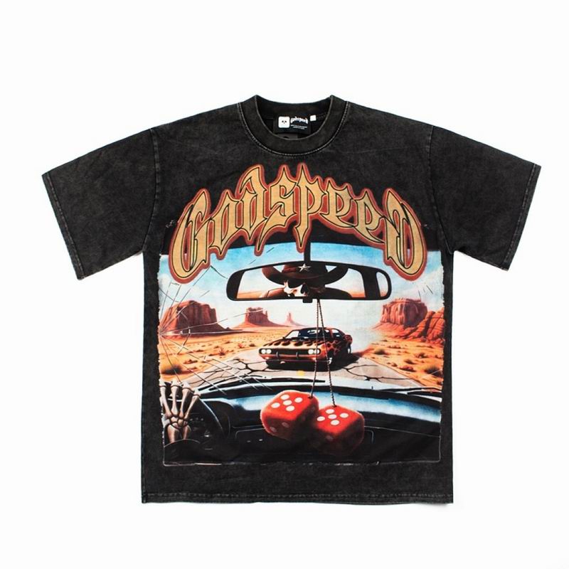 Wholesale Cheap Godspeed Men's Short Sleeve Designer T Shirts for Sale