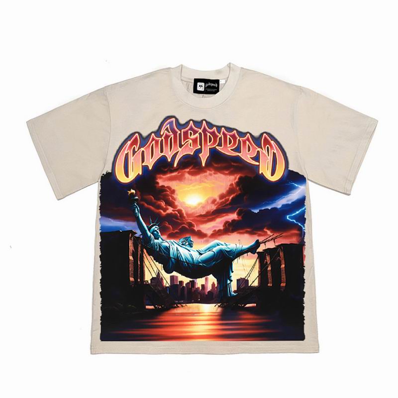 Wholesale Cheap Godspeed Men's Short Sleeve Designer T Shirts for Sale