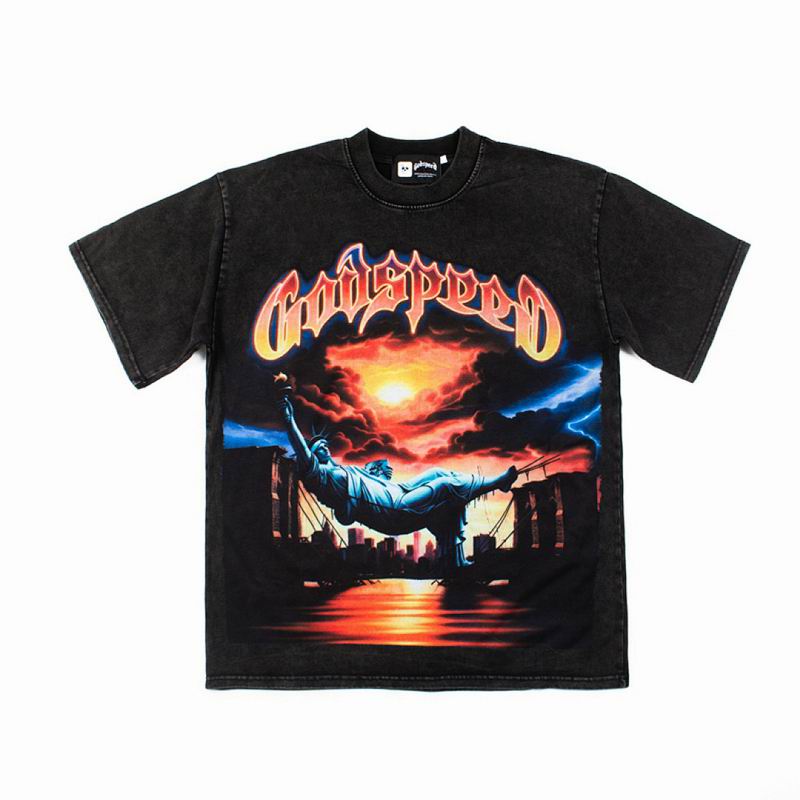 Wholesale Cheap Godspeed Men's Short Sleeve Designer T Shirts for Sale