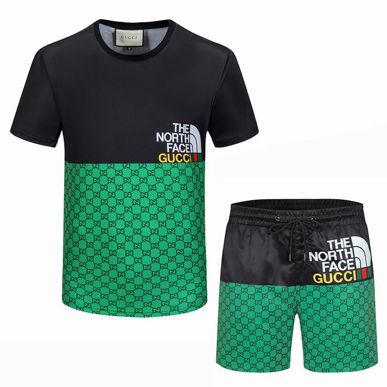 Wholesale Cheap G ucci Short Sleeve Tracksuits for Sale