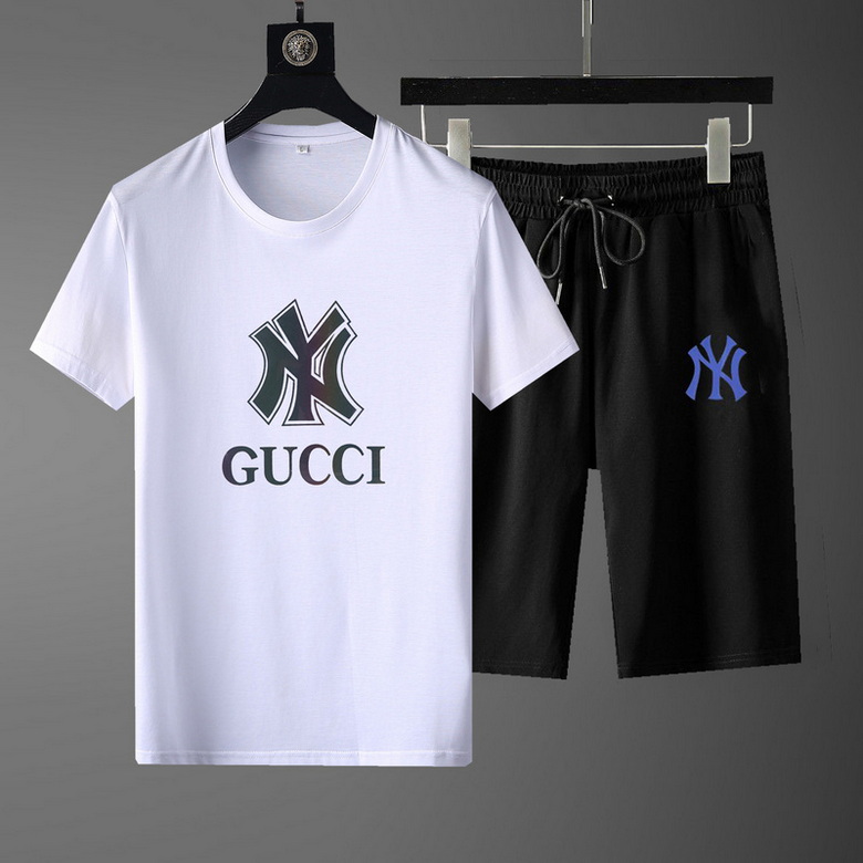 Wholesale Cheap G ucci Short Sleeve Tracksuits for Sale