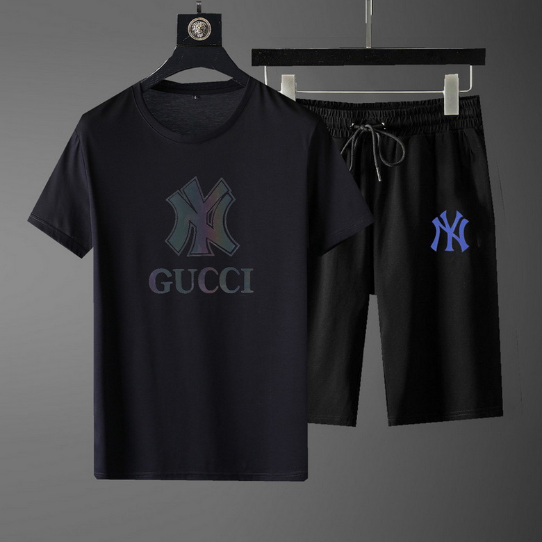 Wholesale Cheap G ucci Short Sleeve Tracksuits for Sale