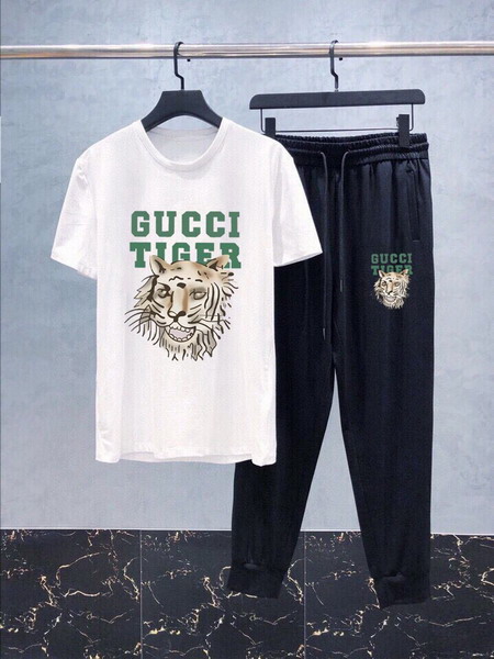 Wholesale Cheap G ucci Short Sleeve Tracksuits for Sale