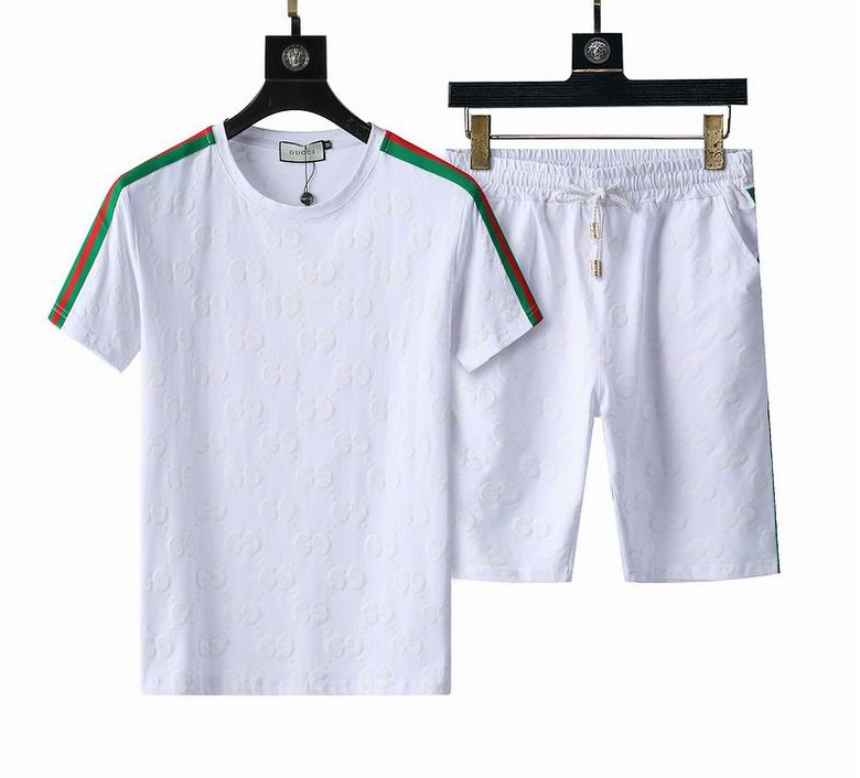 Wholesale Cheap g ucci Short Sleeve Tracksuits for Sale