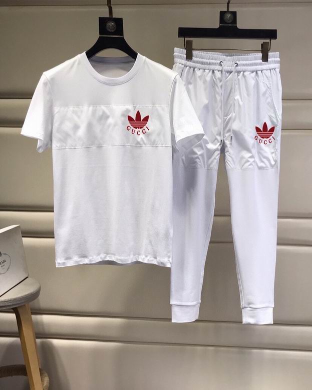 Wholesale Cheap G ucci Short Sleeve Tracksuits for Sale