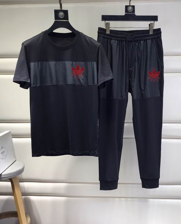 Wholesale Cheap G ucci Short Sleeve Tracksuits for Sale