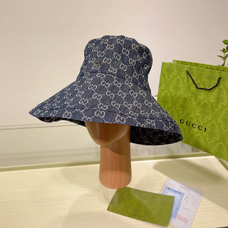 Wholesale Cheap G ucci Replica Designer Bucket Hat for Sale