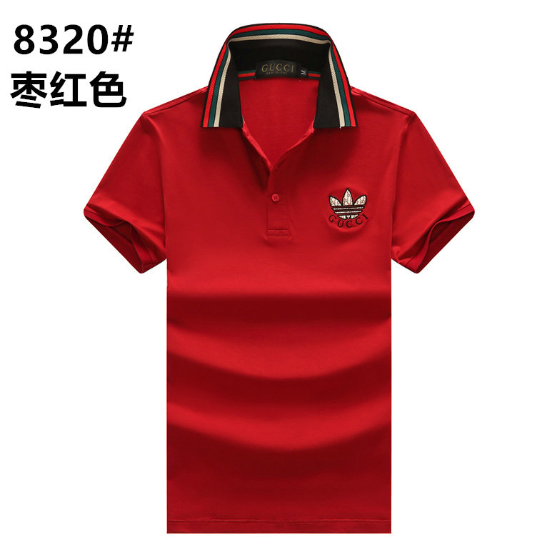 Wholesale Cheap Gucci Short Sleeve Lapel T Shirts for Sale