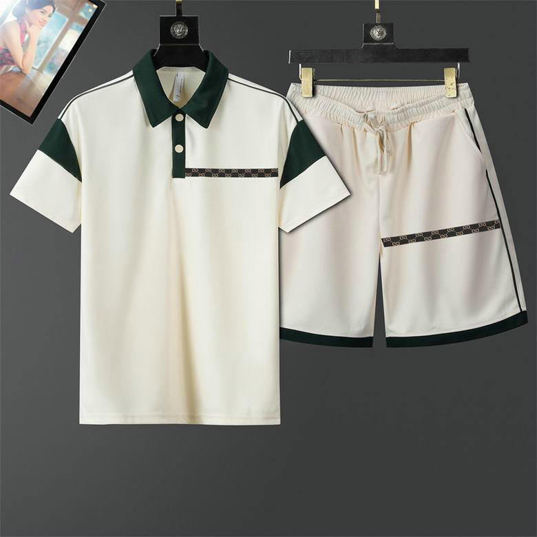 Wholesale Cheap G ucci Short Sleeve Tracksuits for Sale