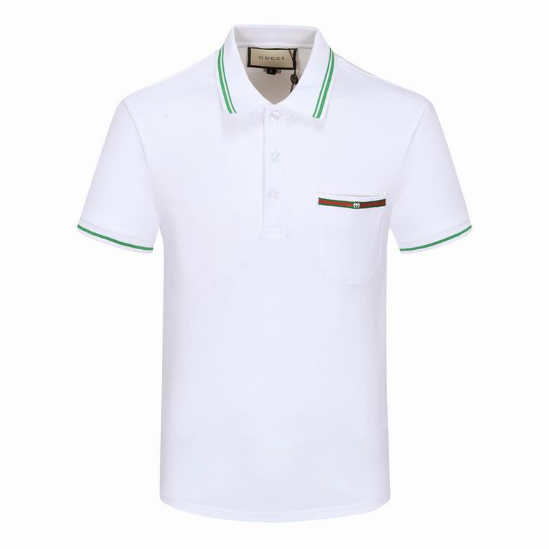 Wholesale Cheap G.ucci Short Sleeve Lapel T Shirts for Sale
