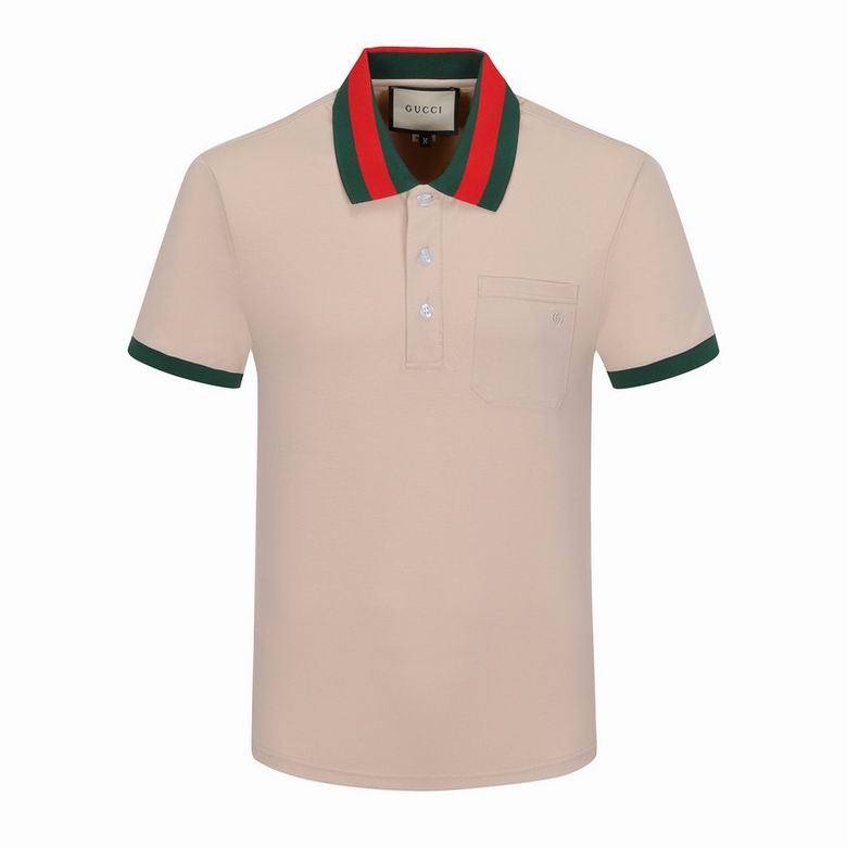 Wholesale Cheap G.ucci Short Sleeve Lapel T Shirts for Sale