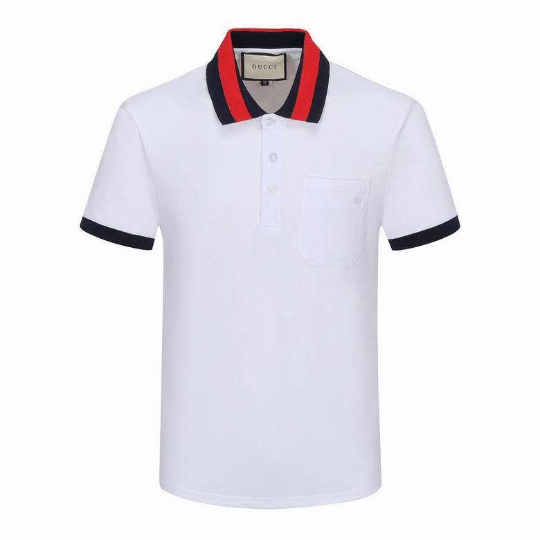 Wholesale Cheap G.ucci Short Sleeve Lapel T Shirts for Sale
