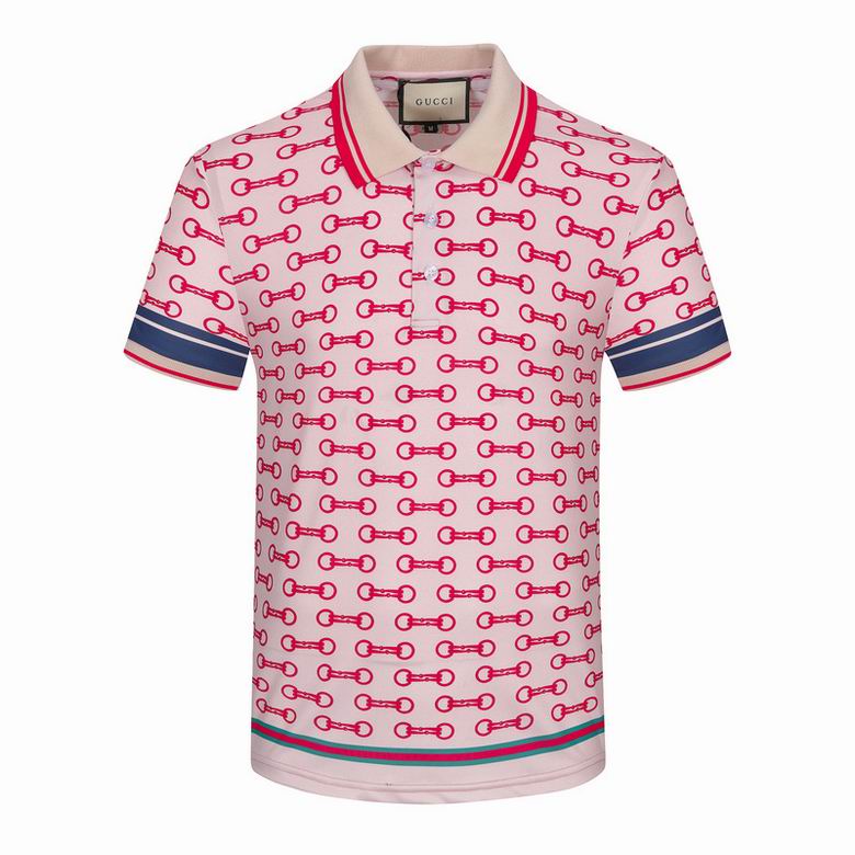 Wholesale Cheap G.ucci Short Sleeve Lapel T Shirts for Sale