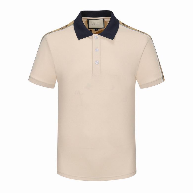 Wholesale Cheap G.ucci Short Sleeve Lapel T Shirts for Sale