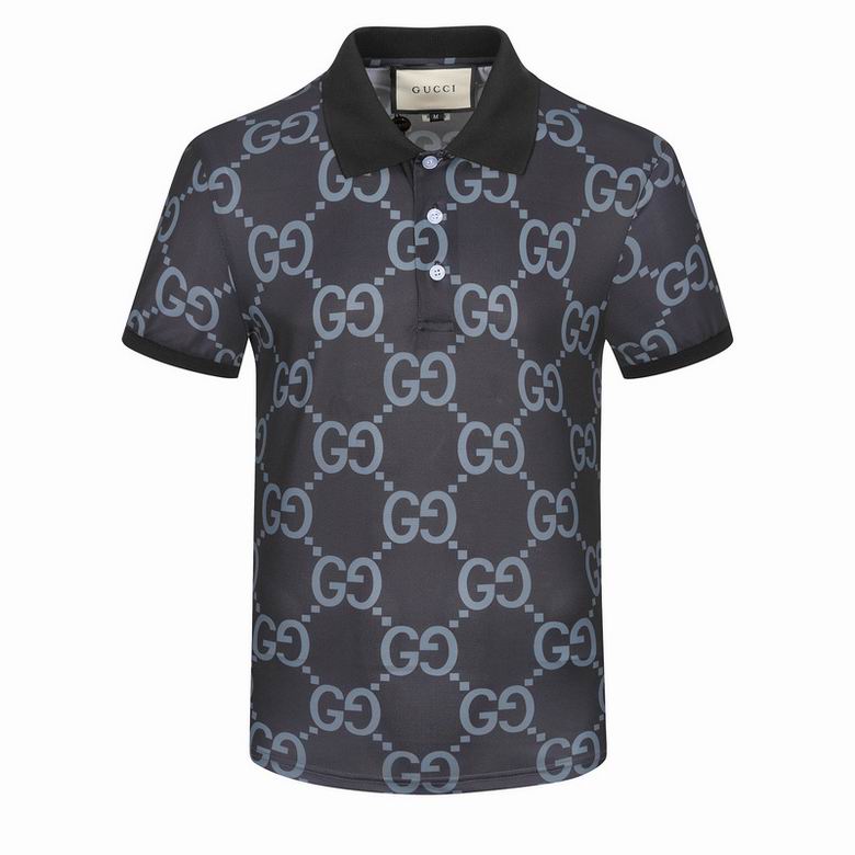 Wholesale Cheap G.ucci Short Sleeve Lapel T Shirts for Sale