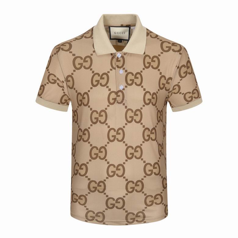 Wholesale Cheap G.ucci Short Sleeve Lapel T Shirts for Sale