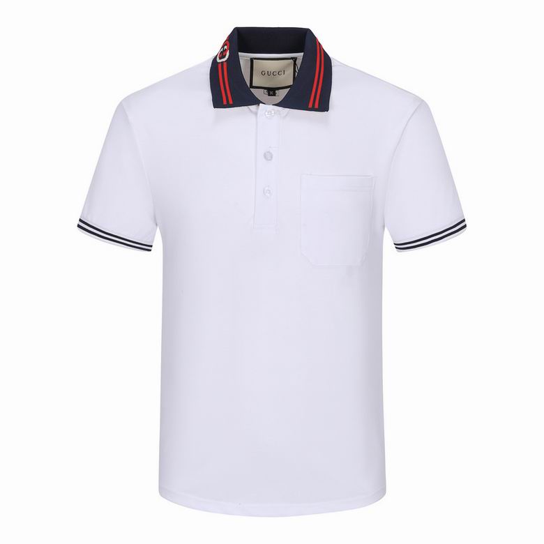 Wholesale Cheap G.ucci Short Sleeve Lapel T Shirts for Sale