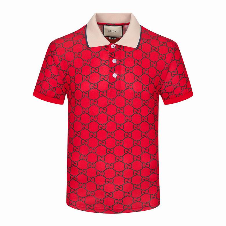 Wholesale Cheap G.ucci Short Sleeve Lapel T Shirts for Sale