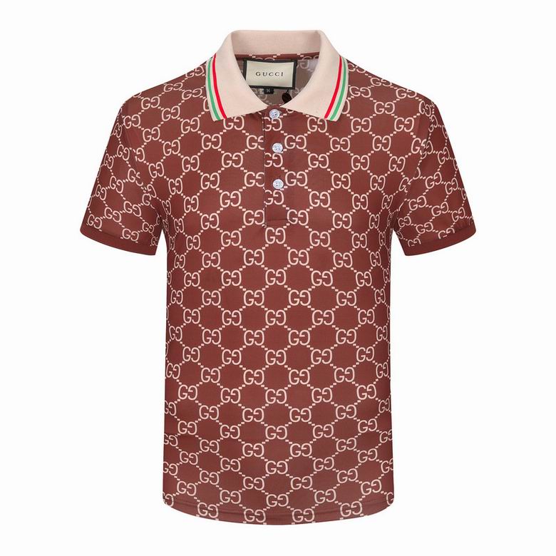 Wholesale Cheap G.ucci Short Sleeve Lapel T Shirts for Sale