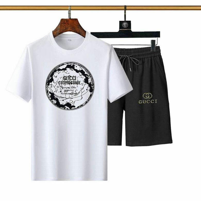 Wholesale Cheap G ucci Short Sleeve Tracksuits for Sale