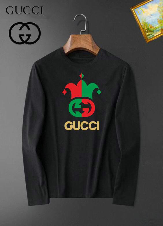 Wholesale Cheap G ucci Long Sleeve Designer T-Shirts for Sale