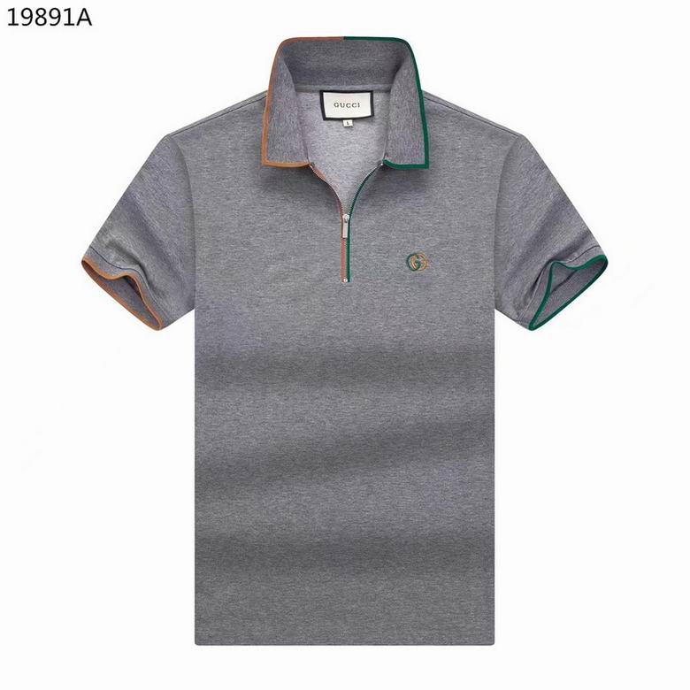 Wholesale Cheap G.ucci Short Sleeve Lapel T Shirts for Sale