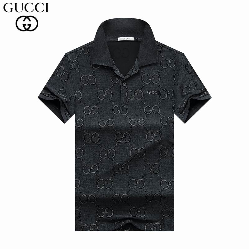 Wholesale Cheap G.ucci Short Sleeve Lapel T Shirts for Sale