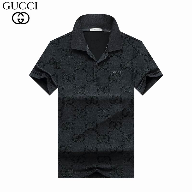 Wholesale Cheap G.ucci Short Sleeve Lapel T Shirts for Sale