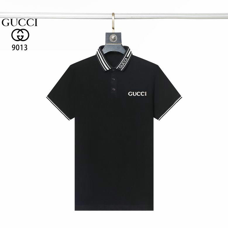 Wholesale Cheap Gucci Short Sleeve Lapel T Shirts for Sale
