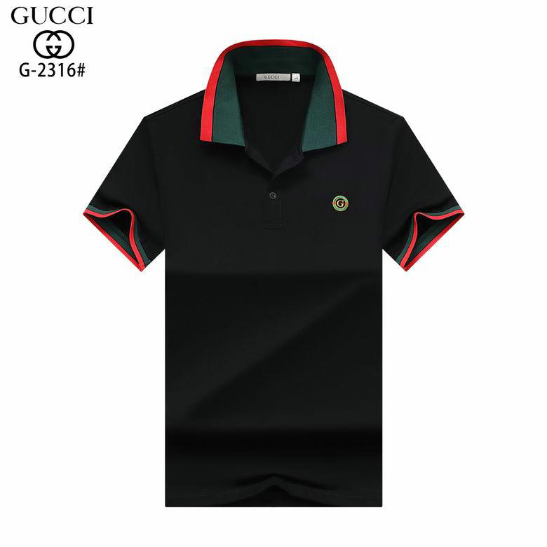 Wholesale Cheap Gucci Short Sleeve Lapel T Shirts for Sale