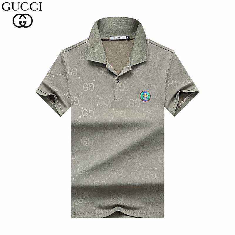 Wholesale Cheap G.ucci Short Sleeve Lapel T Shirts for Sale