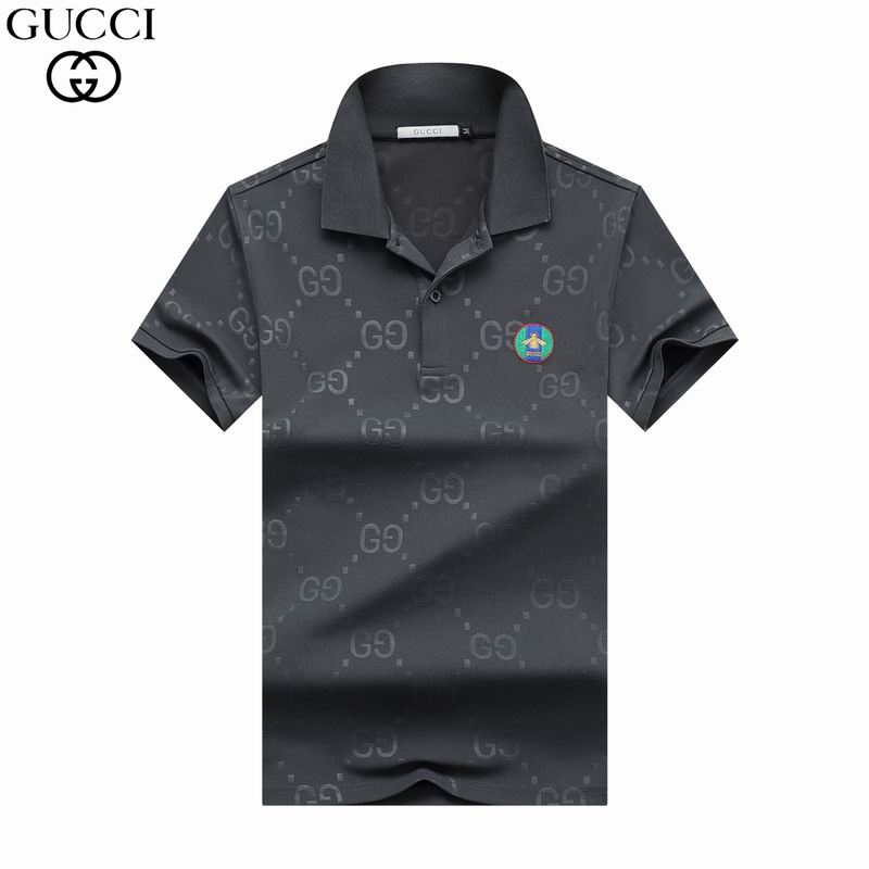 Wholesale Cheap G.ucci Short Sleeve Lapel T Shirts for Sale