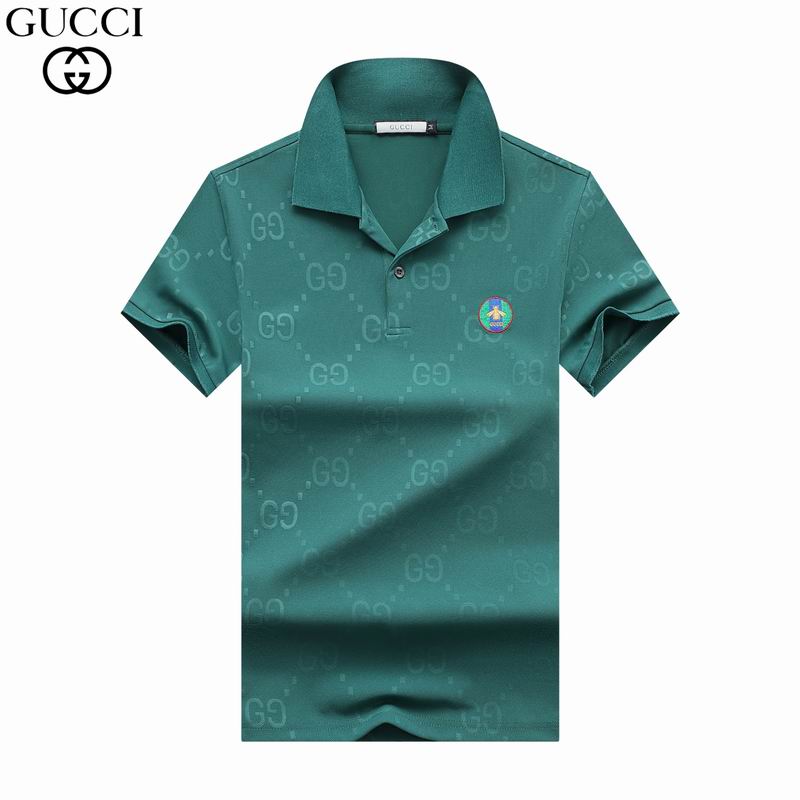 Wholesale Cheap G.ucci Short Sleeve Lapel T Shirts for Sale