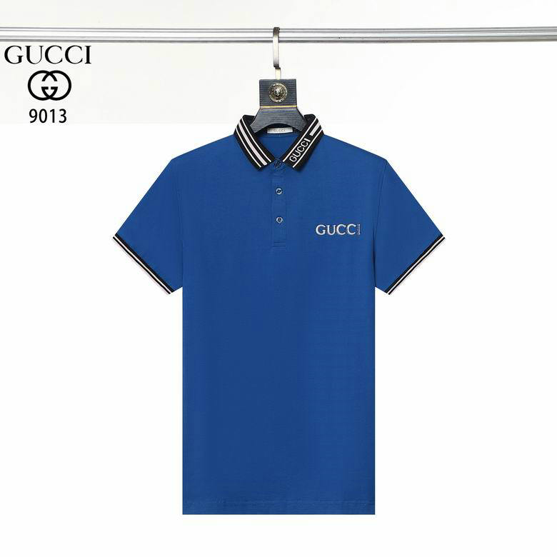 Wholesale Cheap Gucci Short Sleeve Lapel T Shirts for Sale