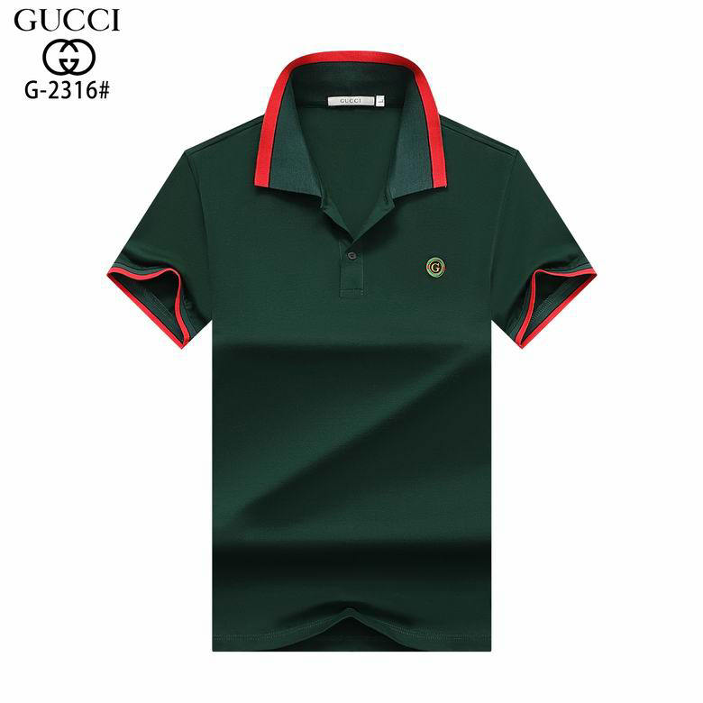 Wholesale Cheap Gucci Short Sleeve Lapel T Shirts for Sale
