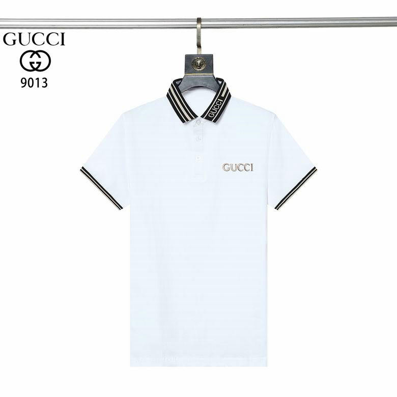 Wholesale Cheap Gucci Short Sleeve Lapel T Shirts for Sale