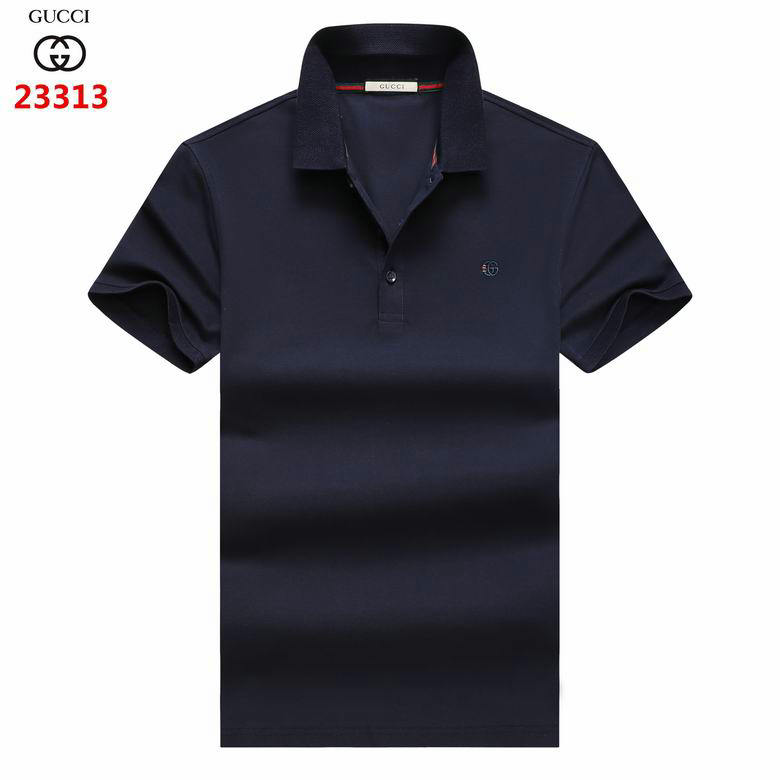Wholesale Cheap G ucci Short Sleeve Lapel T-Shirts for Sale